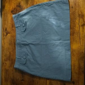 Cotton/Linen blend blue Banana Republic Skirt